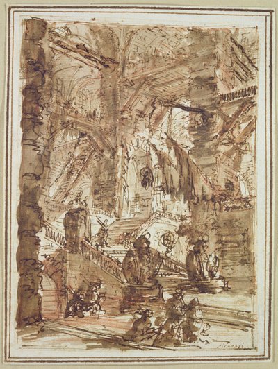 Preparatory Drawing for Plate Number VIII of the 